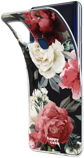 HappyCase Samsung Galaxy A21S Flexibel TPU Hoesje Rozen print afbeelding 6