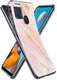 HappyCase Samsung Galaxy A21S Flexibel TPU Hoesje Pink Marmer print afbeelding 2