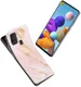 HappyCase Samsung Galaxy A21S Flexibel TPU Hoesje Pink Marmer print afbeelding 7