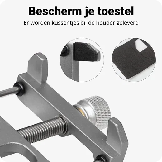 GUB G86 Universele Fiets Telefoonhouder voor Smartphone Grijs afbeelding 6