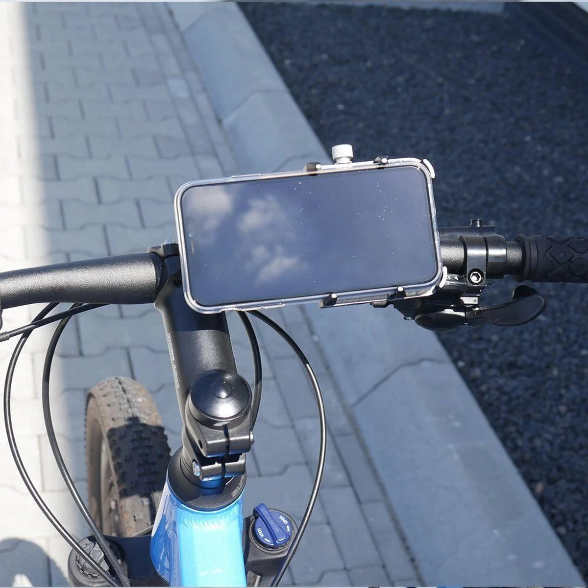 GUB G86 Universele Fiets Telefoonhouder voor Smartphone Grijs afbeelding 8