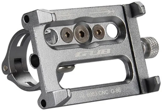 GUB G86 Universele Fiets Telefoonhouder voor Smartphone Grijs afbeelding 1