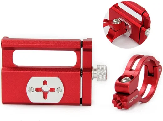 GUB G85 Stevige Telefoonhouder voor de Fiets / Racefiets Rood afbeelding 2