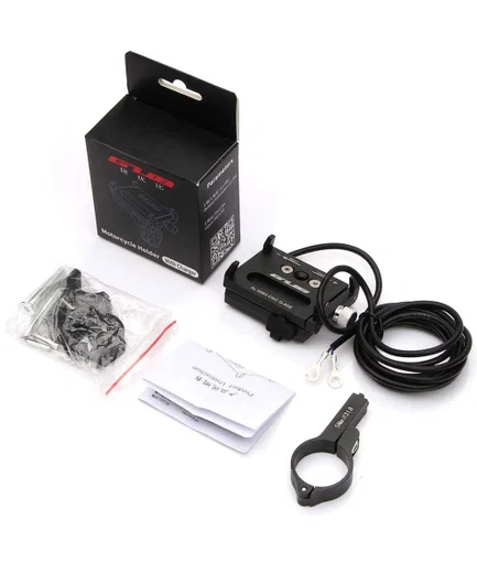 GUB G85E Telefoonhouder voor Motor / E-Bike USB Output voor opladen afbeelding 16