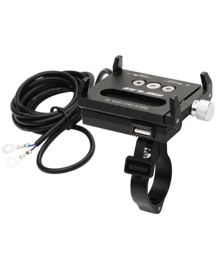 GUB G85E Telefoonhouder voor Motor / E-Bike USB Output voor opladen afbeelding 2