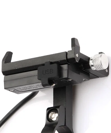 GUB G85E Telefoonhouder voor Motor / E-Bike USB Output voor opladen afbeelding 5