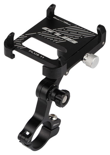 GUB Plus 11 Universele Aluminium Telefoonhouder voor Fietsen Zwart afbeelding 1