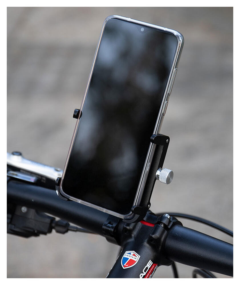 GUB Plus 11 Universele Aluminium Telefoonhouder voor Fietsen Zwart afbeelding 7