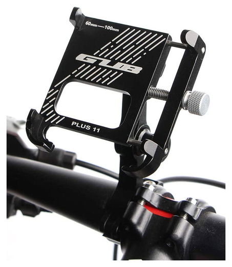 GUB Plus 11 Universele Aluminium Telefoonhouder voor Fietsen Zwart afbeelding 4