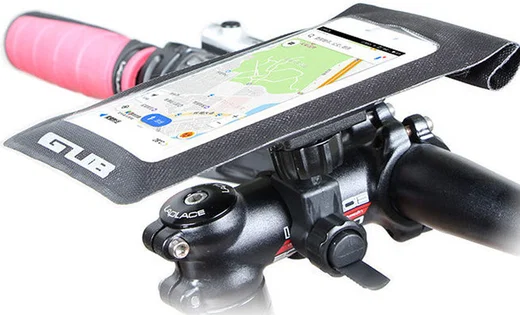 GUB 919 Waterdichte Telefoonhouder Fiets voor Stuur en Frame Zwart afbeelding 5
