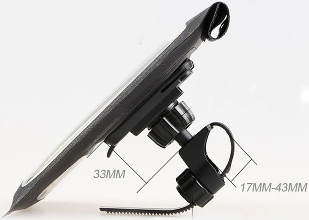 GUB 919 Waterdichte Telefoonhouder Fiets voor Stuur en Frame Zwart afbeelding 8