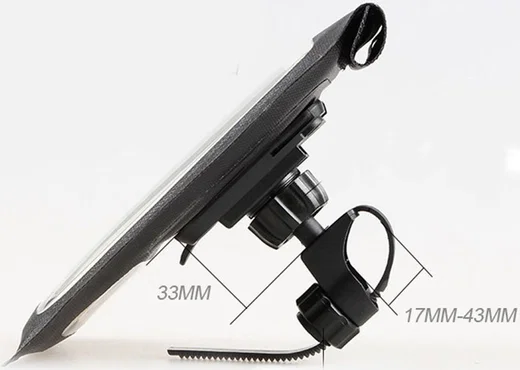 GUB 919 Waterdichte Telefoonhouder Fiets voor Stuur en Frame Zwart afbeelding 8