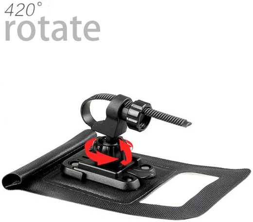 GUB 919 Waterdichte Telefoonhouder Fiets voor Stuur en Frame Zwart afbeelding 6