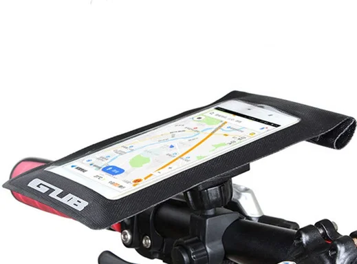 GUB 919 Waterdichte Telefoonhouder Fiets voor Stuur en Frame Zwart afbeelding 7