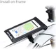 GUB 919 Waterdichte Telefoonhouder Fiets voor Stuur en Frame Zwart afbeelding 4