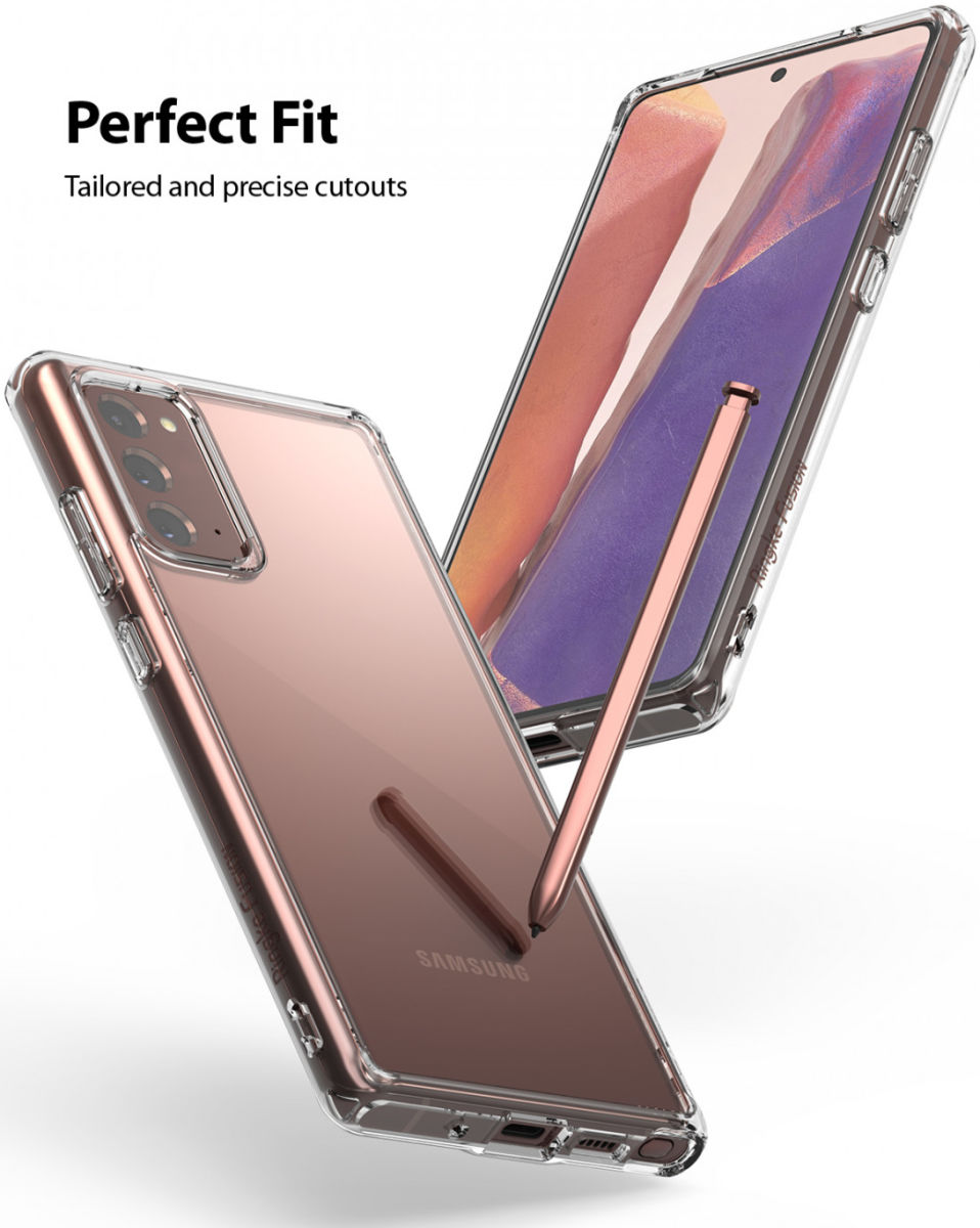 Ringke Fusion Samsung Galaxy Note 20 Hoesje Transparant afbeelding 2