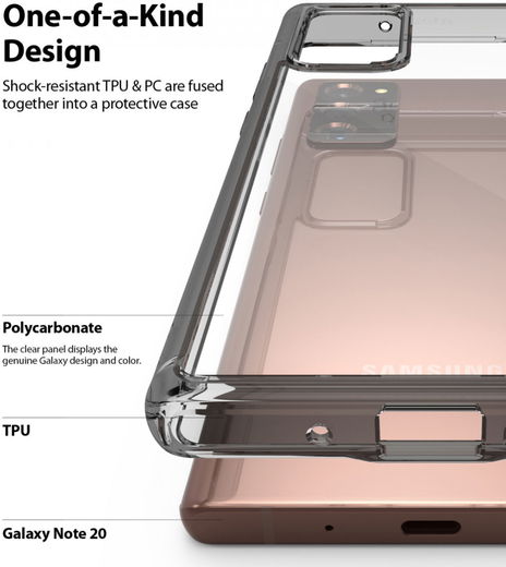 Ringke Fusion Samsung Galaxy Note 20 Hoesje Transparant afbeelding 3
