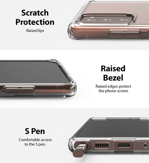 Ringke Fusion Samsung Galaxy Note 20 Hoesje Transparant afbeelding 4