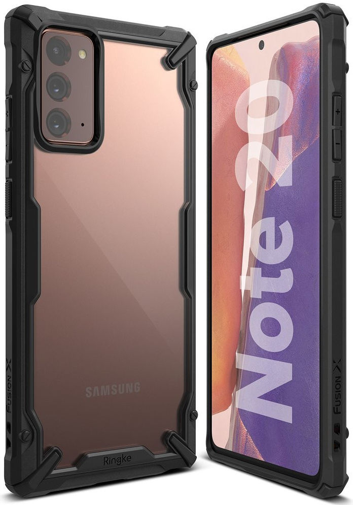 Ringke Fusion X Samsung Galaxy Note 20 Hoesje Zwart afbeelding 4