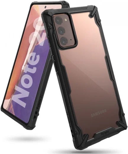 Ringke Fusion X Samsung Galaxy Note 20 Hoesje Zwart afbeelding 1
