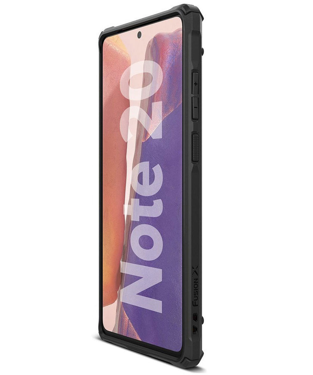 Ringke Fusion X Samsung Galaxy Note 20 Hoesje Zwart afbeelding 3