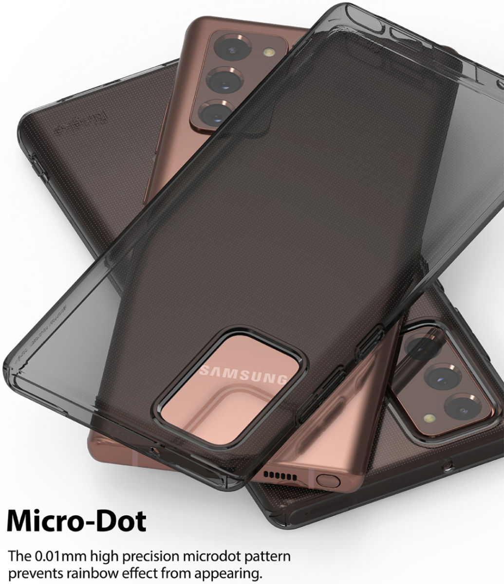 Ringke Air Samsung Galaxy Note 20 Hoesje Flexibel TPU Zwart afbeelding 6