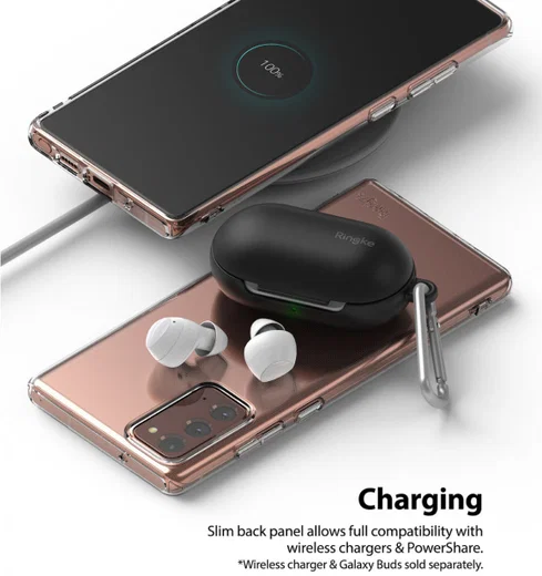 Ringke Air Samsung Galaxy Note 20 Hoesje Flexibel TPU Zwart afbeelding 7
