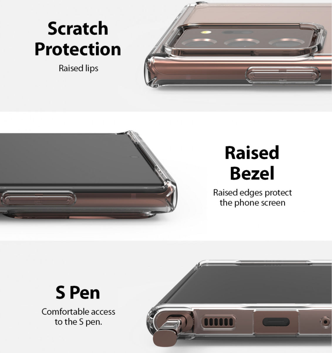 Ringke Fusion Samsung Galaxy Note 20 Ultra Hoesje Transparant afbeelding 7