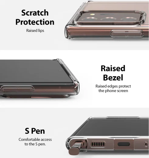 Ringke Fusion Samsung Galaxy Note 20 Ultra Hoesje Transparant afbeelding 7