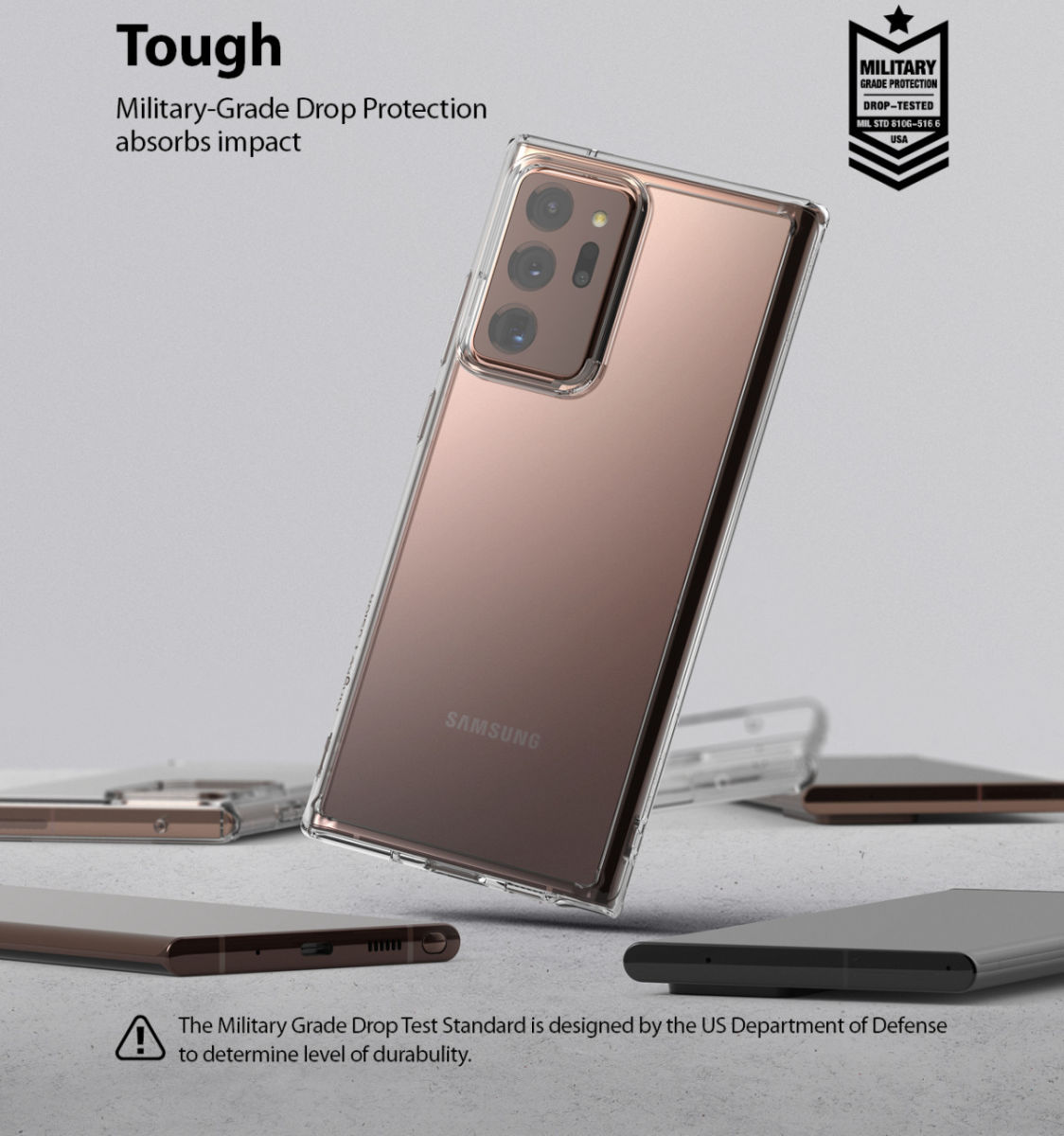 Ringke Fusion Samsung Galaxy Note 20 Ultra Hoesje Transparant afbeelding 9