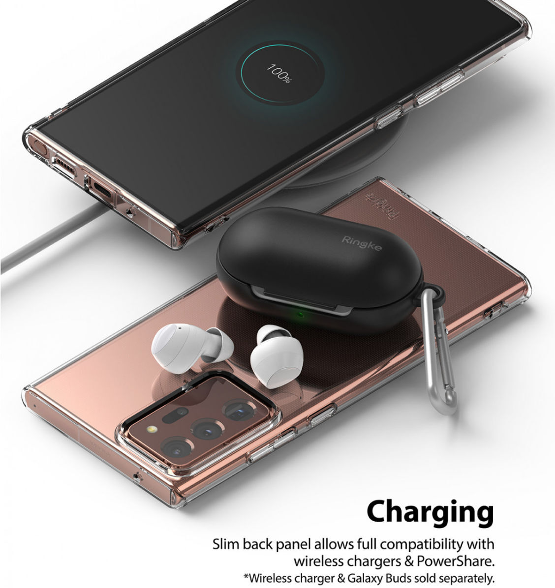Ringke Air Samsung Galaxy Note 20 Ultra Hoesje Flexibel TPU Clear afbeelding 7