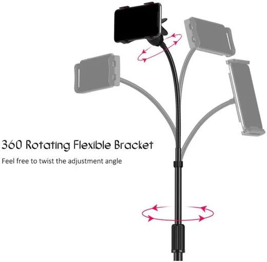 Verstelbare Telefoon / Tablet / iPad Statief Stevige Tripod Standaard afbeelding 8