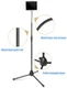 Verstelbare Telefoon / Tablet / iPad Statief Stevige Tripod Standaard afbeelding 10