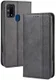 Samsung Galaxy M31 Retro Stijl Kunstleren Portemonnee Hoesje Zwart afbeelding 6
