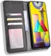 Samsung Galaxy M31 Retro Stijl Kunstleren Portemonnee Hoesje Zwart afbeelding 1