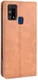 Samsung Galaxy M31 Retro Stijl Kunstleren Portemonnee Hoesje Bruin afbeelding 2