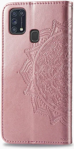 Samsung Galaxy M31 Portemonnee Hoesje Met Mandala Roze Goud afbeelding 10
