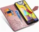 Samsung Galaxy M31 Portemonnee Hoesje Met Mandala Roze Goud afbeelding 3