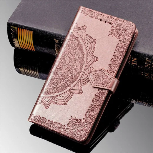 Samsung Galaxy M31 Portemonnee Hoesje Met Mandala Roze Goud afbeelding 4