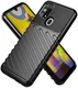 Samsung Galaxy M31 Twill Thunder Texture Back Cover Zwart afbeelding 2