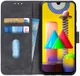 Samsung Galaxy M31 Hoesje Portemonnee Retro Splitleer Zwart afbeelding 1