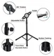 Tablet / iPad Statief met Tripod 7.9 - 12 Inch Met Opberg Tas afbeelding 7