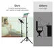 Tablet / iPad Statief met Tripod 7.9 - 12 Inch Met Opberg Tas afbeelding 9
