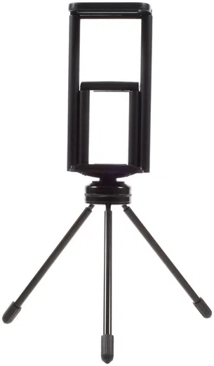 Multi-Functioneel Mini Metalen Tripod Stand Smartphone / Tablet Zwart afbeelding 15