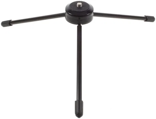 Multi-Functioneel Mini Metalen Tripod Stand Smartphone / Tablet Zwart afbeelding 4