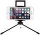 Multi-Functioneel Mini Metalen Tripod Stand Smartphone / Tablet Zwart afbeelding 8
