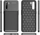 Oppo A91 Hoesje Geborsteld Carbon Zwart afbeelding 8