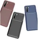 Oppo A91 Hoesje Geborsteld Carbon Zwart afbeelding 9