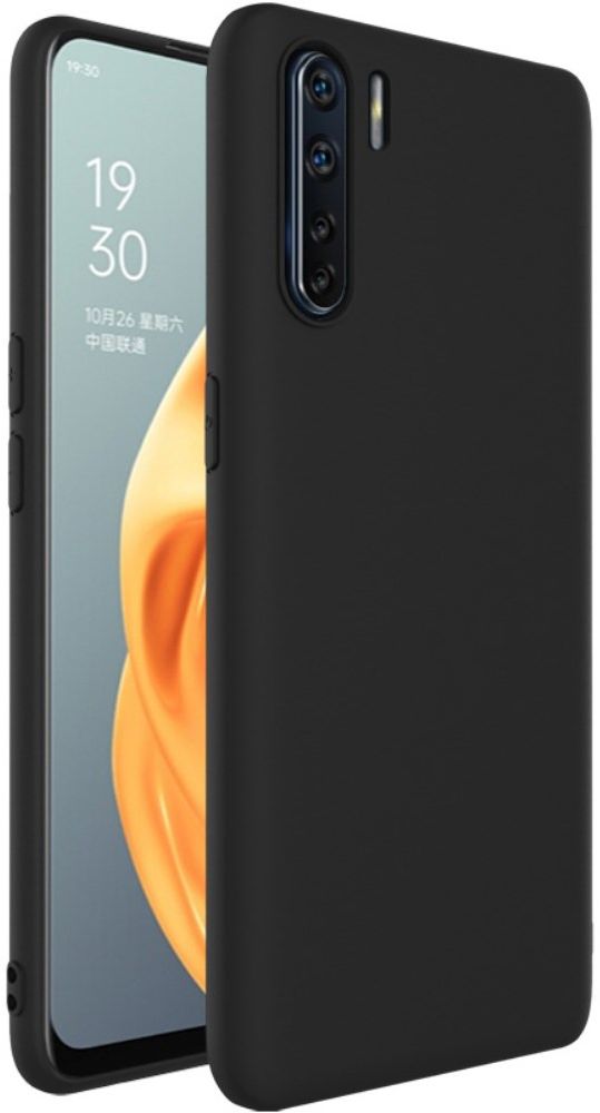 IMAK UC-1 Series Oppo A91 Hoesje Matte TPU Zwart afbeelding 1