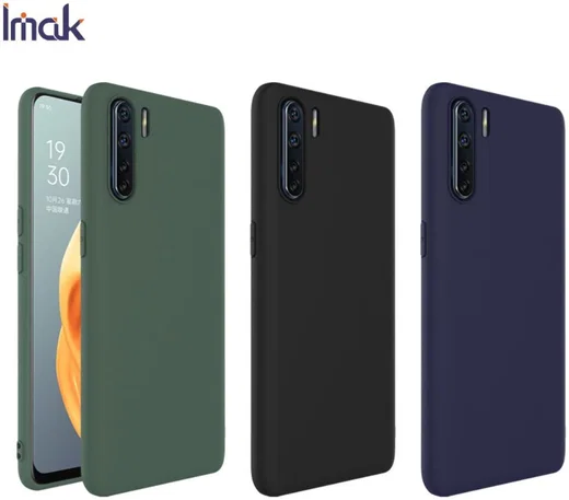 IMAK UC-1 Series Oppo A91 Hoesje Matte TPU Zwart afbeelding 8